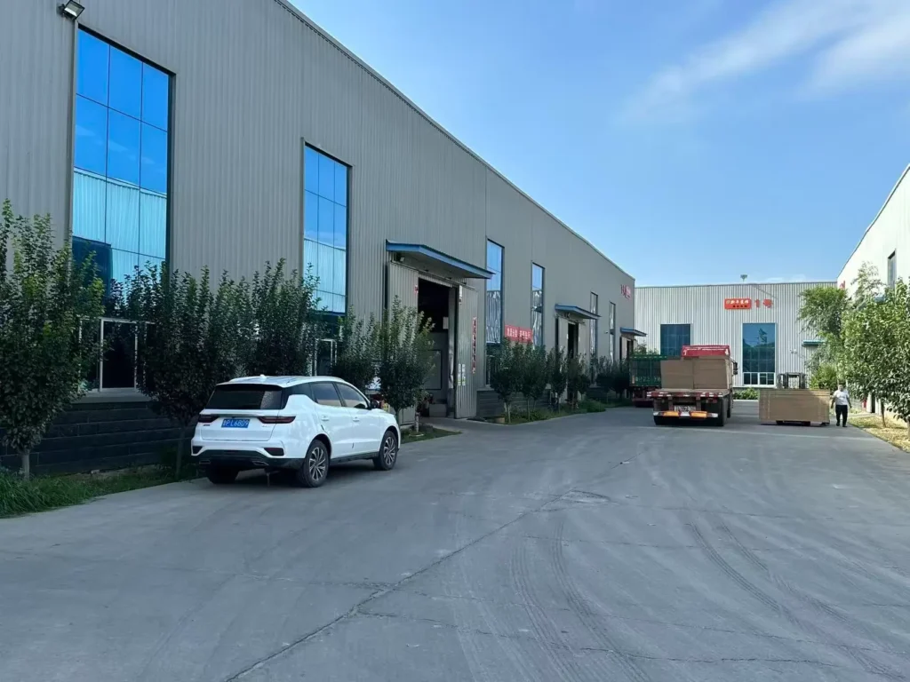 A corner of Linfeng Flooring factory area